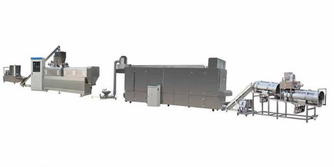 Double Screw Extruder Pet Food Production Line , Animal Food Production Line